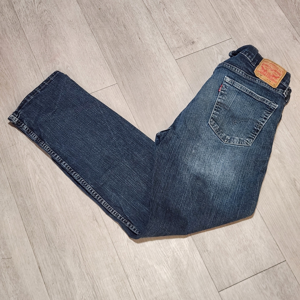 Levi’s 559 Relaxed Straight Jeans Dark Wash Blue Denim Men’s Size 34x34